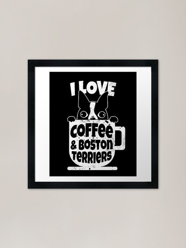 Boston terrier dog coffee and - boston,