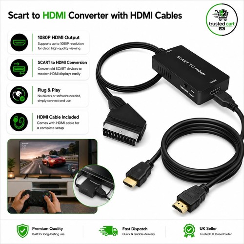 Scart hdmi converter 1080p - scart,