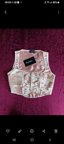 Pale pink oriental satin - pale,