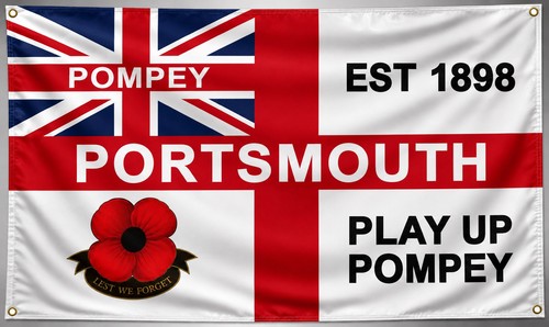 Portsmouth pompey flag - portsmouth, by