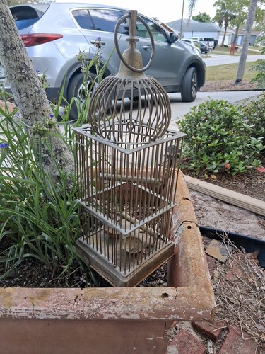 Vintage brass bird - vintage,