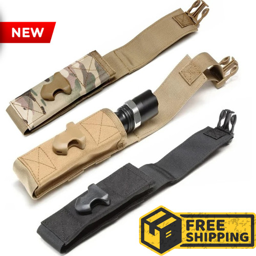 Led flashlight torch nylon - led,