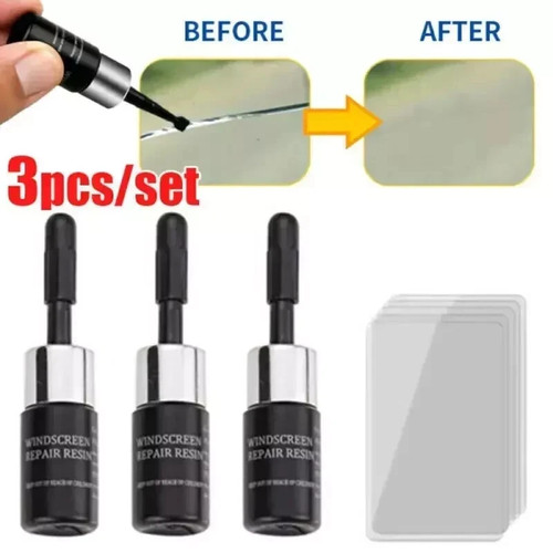 Windshield repair kit - 3x, fix