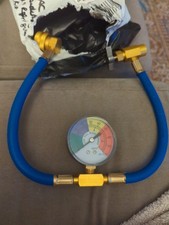 R1234YF AC CHARGING HOSE - Air Conditioning Refrigerant Recharge Kit Car Gauge