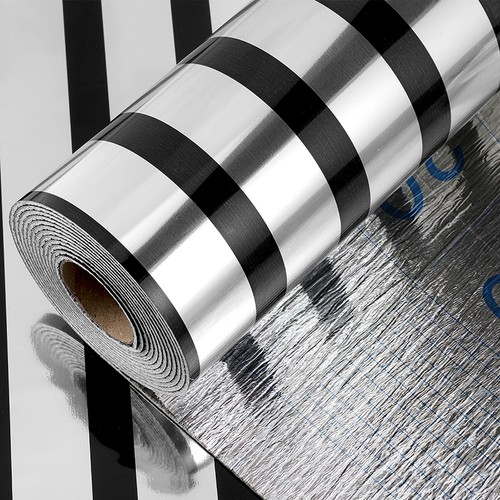 Silver gold stripe - silver,