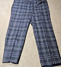 Men’s Tartan Trousers Trews Wedding Party Burns  W 42”