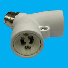 B22 to 2xGU10 Adaptor Convert