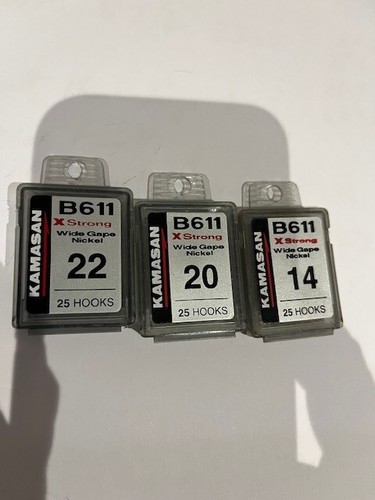 Kamasan b611 hooks x - 25,