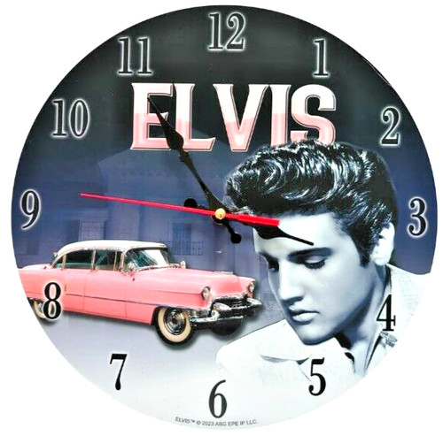 Elvis presley wall clock 12 - presley,