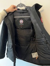 Canada Goose Black Jacket - Size Small - Classic with Real Fur Trim