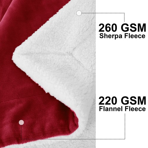 Large sherpa blanket - blanket, soft