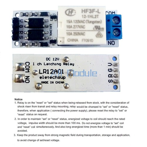 10a magnetic latching - latching, relay