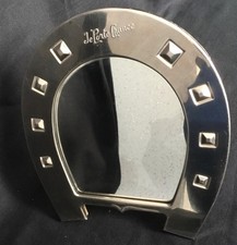 VINTAGE FRENCH BARBERS MIRROR “LE PORTE CHANCE “LUCKY HORSESHOE STANDING/HANGING