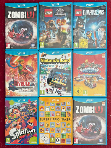 Nintendo wii games bundle x9 - u,