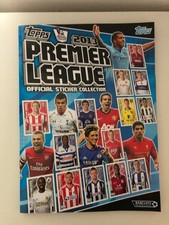 COMPLETE Premier League 2013 Topps Official Sticker Collection (2 Available)