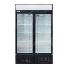 GD630H 2 HINGED GLASS DOOR FRIDGE DISPLAY COOLER SHOP WHITE NEW GRADED £999