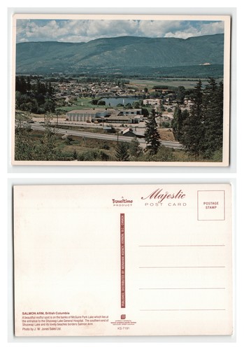 Postcard salmon arm british - salmon,