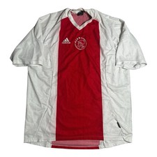 Vintage Ajax Amsterdam Football Shirt Mens Extra Large Adidas 2002/04 Home Red
