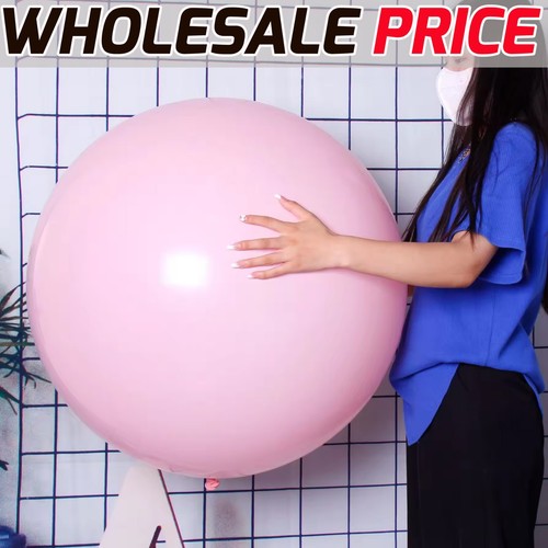 10x round latex balloons - round,