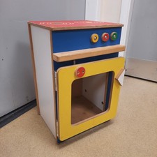 YPO Wooden Play Kitchen Children's Furniture Toy with Cooker, Hobs & Knobs