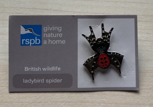 Rspb pin badge ladybird - rspb-pin,
