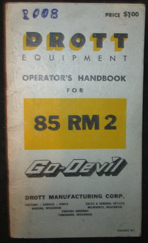 Drott equipment 2 - 85, rm