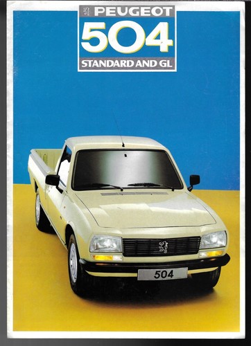Peugeot 504 pick 1986 - 504, pick-up