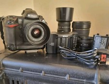 Nikon D3S + Charger+ 2× Batteries + 3×Sigma Lenses + 1 Nikon  And Case 143241 Sc