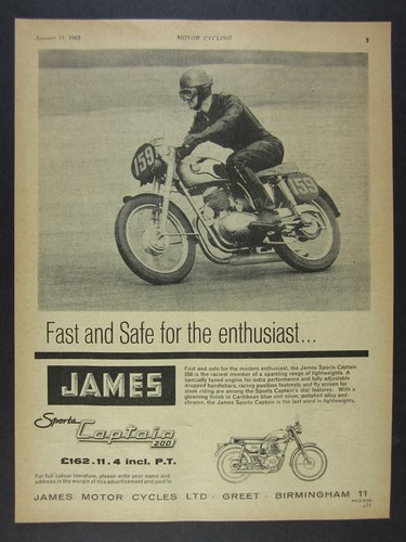 1962 james cycle sports - 1962,