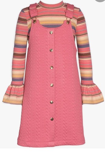 Pink quilted jumper - pink,