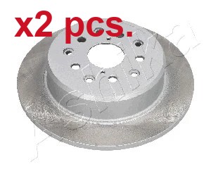 Pcs rear brake disc - x2, rotos