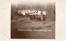 1914 RP POSTCARD - Choristers at Tintern Abbey, Monmothshire, Wales