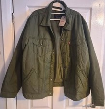 New Levi Khaki Trucker Jacket