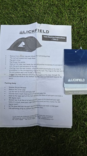 Lichfield yana pop tent - lichfield,