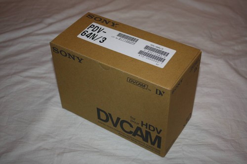 Sony pdv 64n hdv dvcam - dvcam, tape