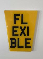 Flexible Show Number Plate , Enduro, MotorBike Off Road 5 X 6 X 3.4