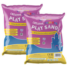 Rainbow Eco Coloured Play Sand for Kids, Sandpit Sand, Childrens Craft Sand 10kg