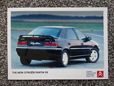 CITROEN XANTIA V6 PRESS PHOTOGRAPH (not brochure) - free UK postage