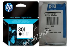Genuine HP 301 Black Ink