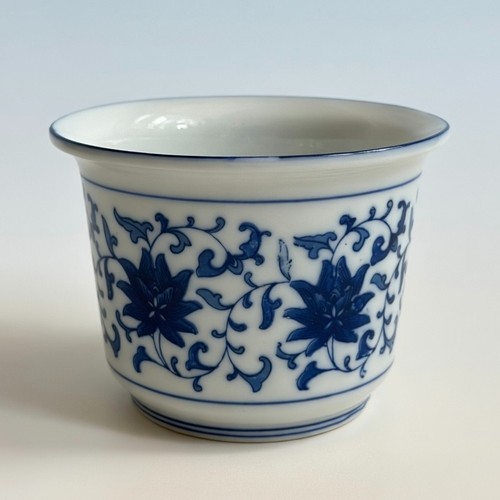 Vintage ceramic blue - &, white