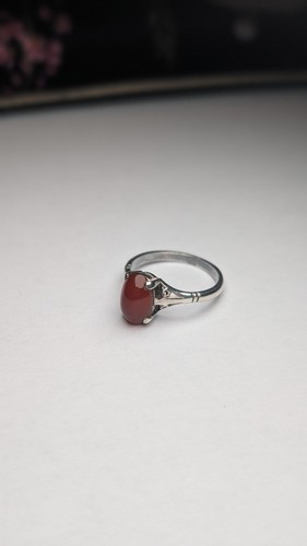 Vintage sterling silver orange - vintage,