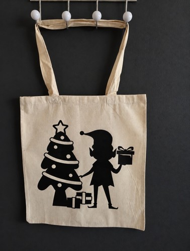 Handmade elf present xmas tree - xmas,