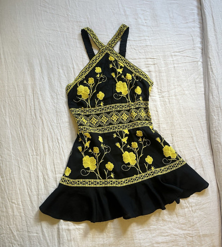 Karen millen black yellow - black,