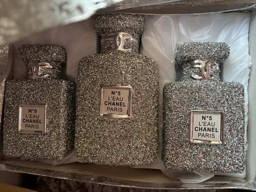 Set three bling ornaments - of,
