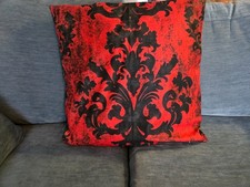 Gothic Crimson & Black Damask