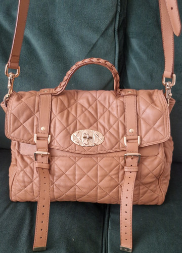 Mulberry alexa quilted tan - mulberry,