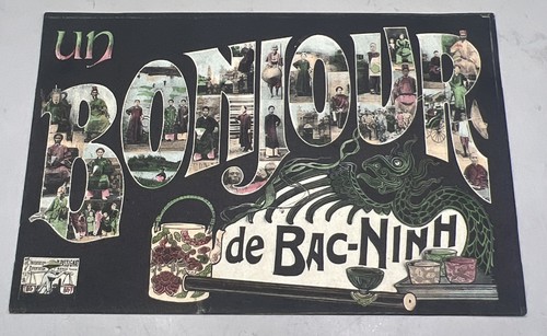 Indochina bac ninh post card - post,