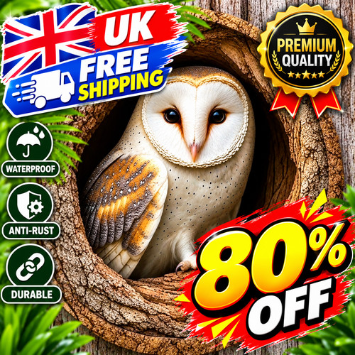 Stunning owl garden - owl, plaque