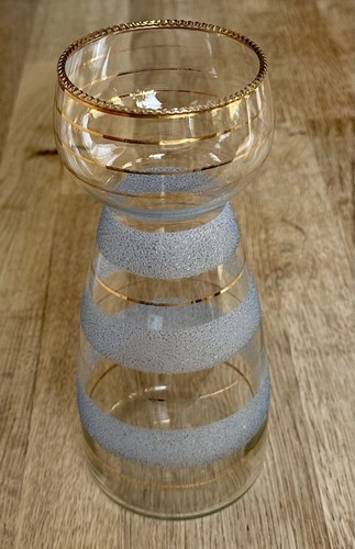 Vintage 1950s hyacinth vase
