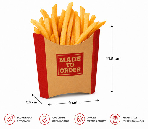 Chip scoop fries container - scoop,